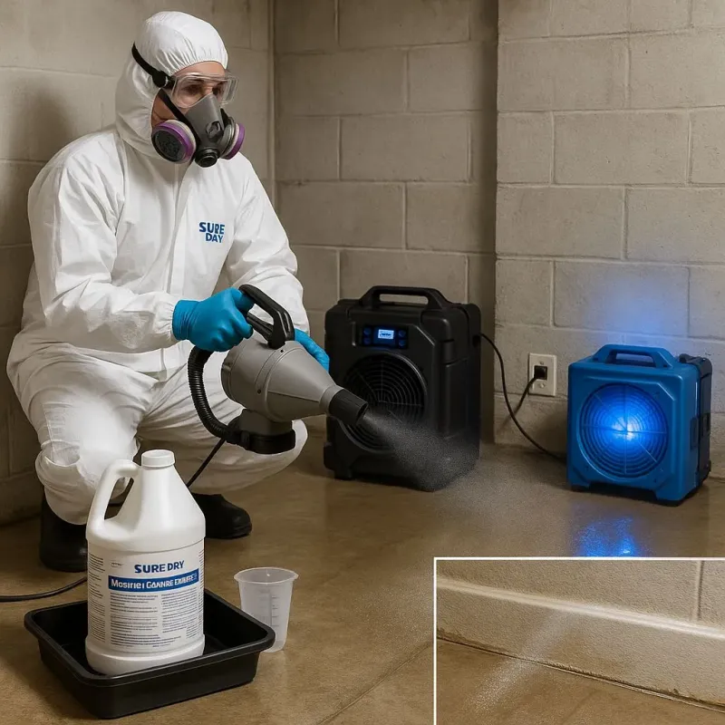 Sanitization and Odor Removal process in Middletown, IN